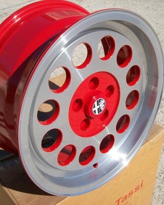 Cerchi in lega A1 style alfa romeo 7x15 5x98 GTV6 
