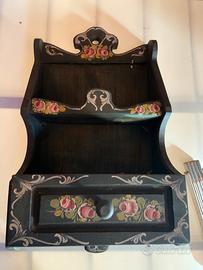 Mobiletto  cucina tirolese legno