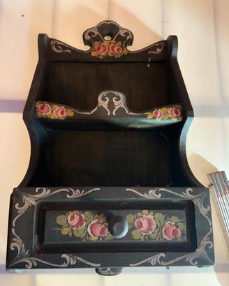 Mobiletto  cucina tirolese legno