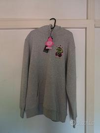 Felpa Funky Snowboards Tg. L Grigio Uomo Snowboard