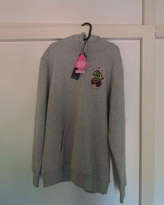 Felpa Funky Snowboards Tg. L Grigio Uomo Snowboard