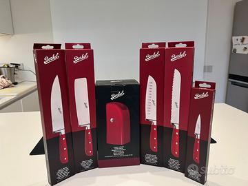 Ceppo Berkel con set coltelli completo e originali