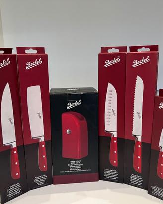 Ceppo Berkel con set coltelli completo e originali