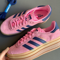 adidas Gazelle Bold blue pink size 37