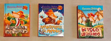 3 Libri Geronimo Stilton - In Vacanza nel Tempo 