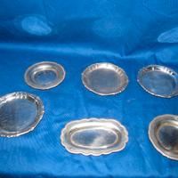 Set 6 Piatti Valco Inox  Acciaio Design Variegato