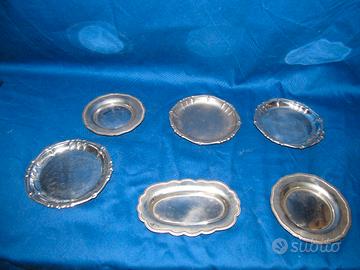 Set 6 Piatti Valco Inox  Acciaio Design Variegato