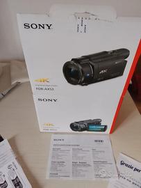VIDEO CAMERA COME NUOVA Sony FDR-AX53 4 K