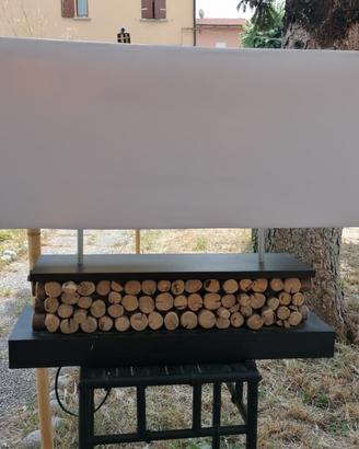 Lampada design Cortina in legno nuova