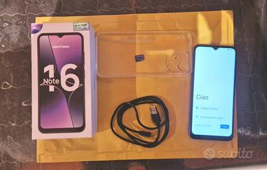 Smartphone Ulefon Note 16Pro + SDcard256Mb + Cover
