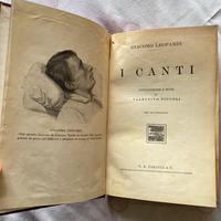 I Canti, libro del 1935, G. Leopardi, ed. Paravia