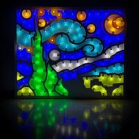 QUADRI LUMINOSI IN STILE LUMINARIE PUGLIESI