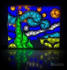 QUADRI LUMINOSI IN STILE LUMINARIE PUGLIESI