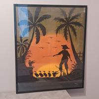 quadro in arte batik