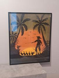 quadro in arte batik