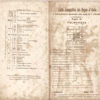 SET 2 CARTE TOPOGRAFICHE DEL REGNO D'ITALIA