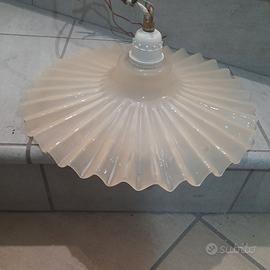 lampadario  in vetro