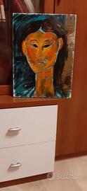 quadri olio/ tela mie riprod.opere di A.Modigliani