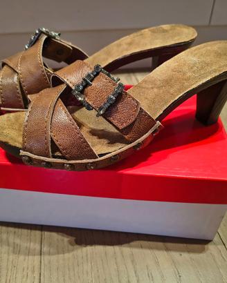 Ciabattine con fibbia gioiello mis. 41