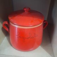 Pentola e 6 ciotole in terracotta nuovi