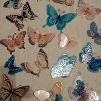 Farfalle decorative adesive