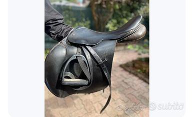 SELLA DA SALTO BIEMAN RIDING 17,5”- COMPLETA