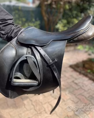 SELLA DA SALTO BIEMAN RIDING 17,5”- COMPLETA