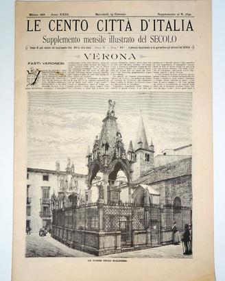VERONA - Le Cento Città d'Italia (25 gennaio 1888)