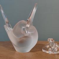 
Vaso cristallo Lalique "Sylvie" colombe 