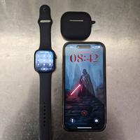 Iphone 14 pro max piu orologio e cuffie