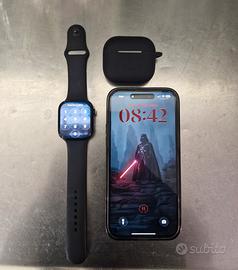 Iphone 14 pro max piu orologio e cuffie