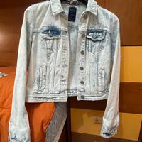 Giacca in denim lavaggio chiaro (jeans)