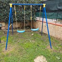 Altalena doppia da giardino per bambini