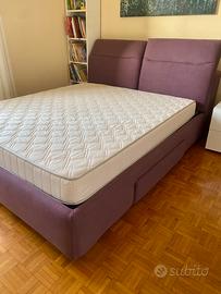 Letto matrimoniale Febal con cassetti