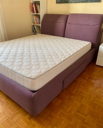 Letto matrimoniale Febal con cassetti