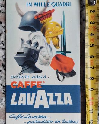 VECCHIO OPUSCOLO FIGURINE CAFFE' LAVAZZA ANNI 50