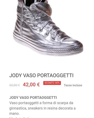 Portaoggetti/Fermaporta forma scarpa tipo Converse