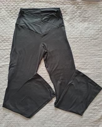 Leggings/pantaloni a zampa taglia s