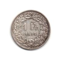 SVIZZERA 1914 - Moneta 1 Franco argento #WEU