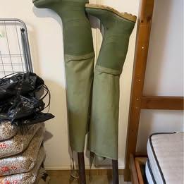 Stivali Cosciali da Pesca Waders in PVC Impermeabi