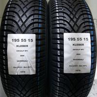 2 GOMME 195 55 15 KLEBER A1976
