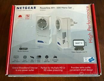 NETGEAR Powerline AV + 500 Nano Set XAVB5601 High