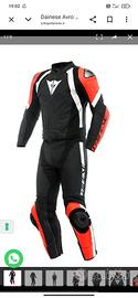 Tuta Dainese Avro4 Black-Red NUOVA