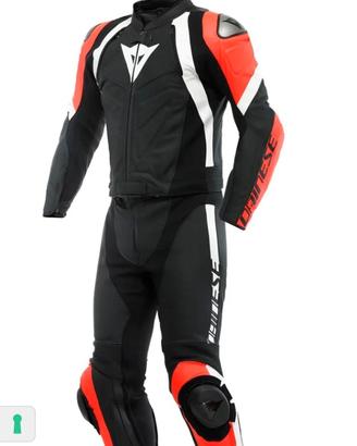 Tuta Dainese Avro4 Black-Red NUOVA