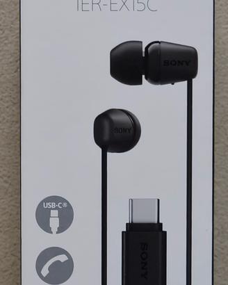 Sony cuffia con filo IER-EX15 C nere