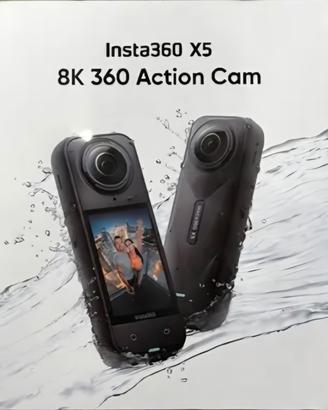 insta 360 x5 più accessori 