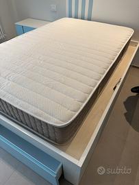 Materasso memory con molle insacchettate