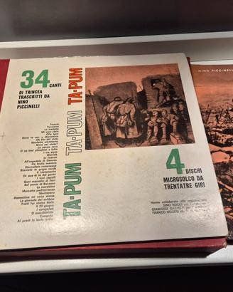 TA-PUM COFANETTO LIBRO + 4 DISCHI 33 GIRI