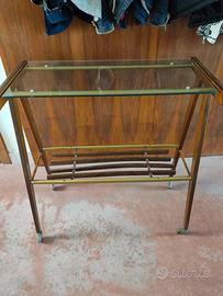 vecchio carrello porta TV anni 50-60