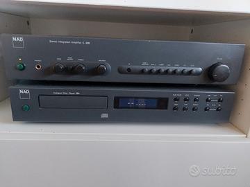 NAD amplificatore e compact disc